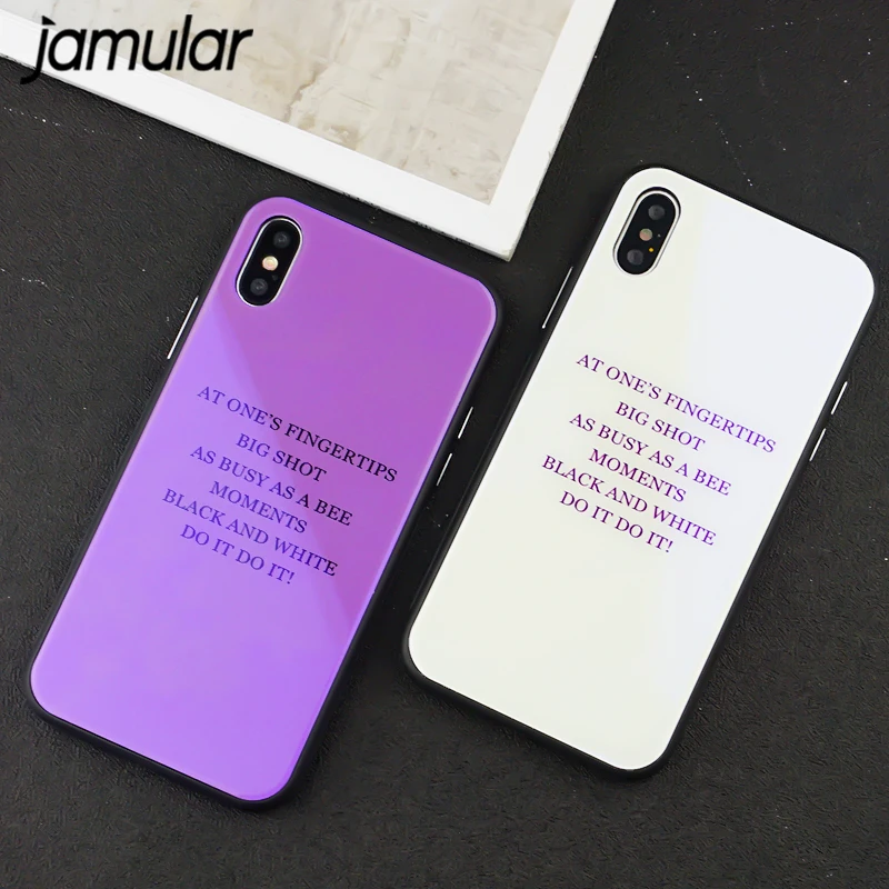 Чехол для телефона JAMULAR Blue Ray Light iPhone 6 6S 7 X 8 Plus твердый зеркальный чехол из