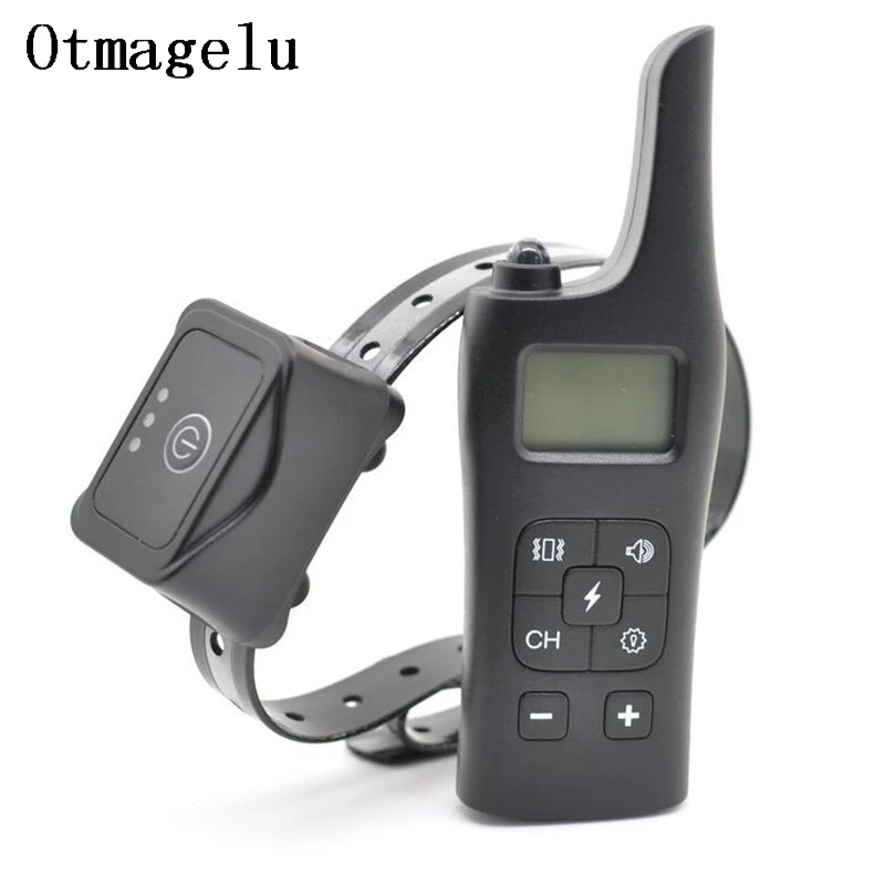 2019 new Electric Dog Training Collar Strong Signal Rechargeable Dog Collar With Remote Control Transmitter Pet Training Collars3