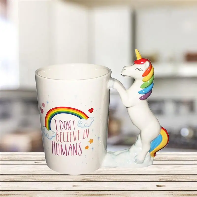 I Don't Believe In Humans Unicorn Coffee Mug