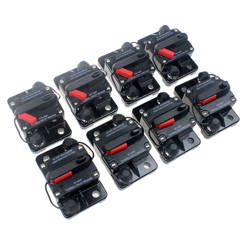 12V 42V DC Car Audio Amplifier Circuit Breaker Fuse Holder Style Stereo