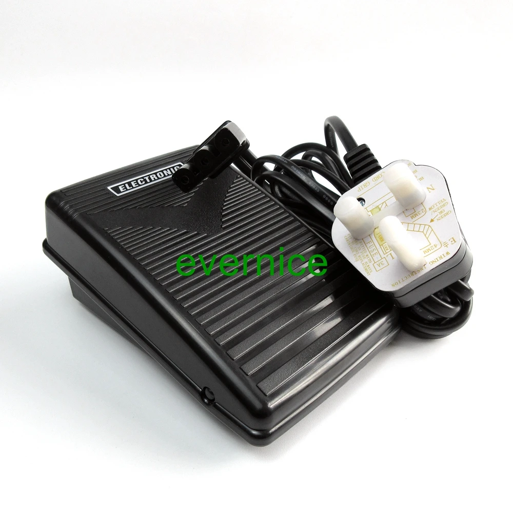 Ножная педаль с английской вилкой 220 В для Babylock Bl2160 Bernina 003004 Elna 1010 L4De 614De|Швейные