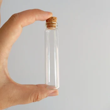 

30pcs/lot 13ml glass vials with cork 18*80*12.5mm clear glass bottle wishing drifting vials DIY Home crafts