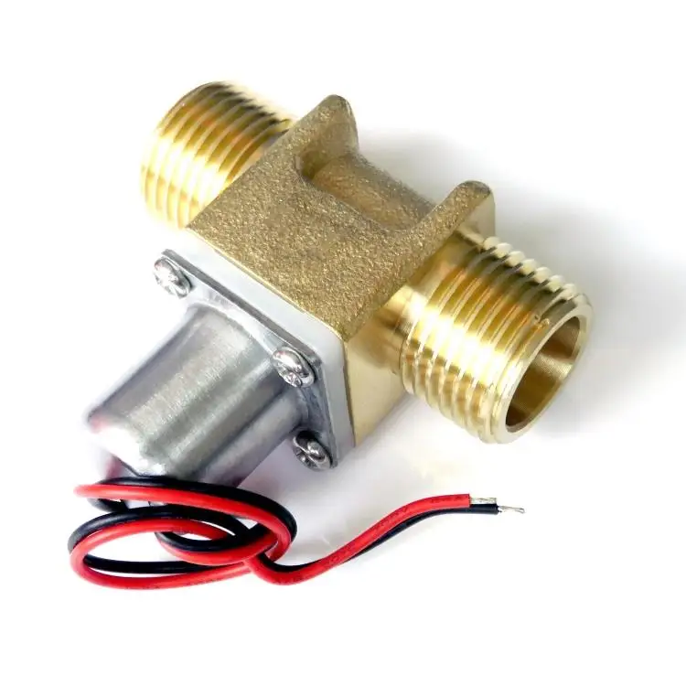 Умный Соленоидный клапан пилота импульсный низкой мощности DC3.6V 6.5V G1/2 датчик