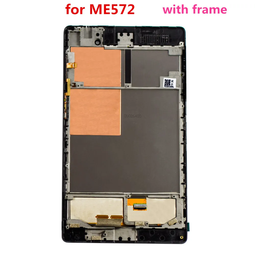 Skup Starde ekran LCD dla asusa Google Nexus 7 2nd Gen 2013 ME572 ME572CL wyświetlacz LCD montaż digitizera ekranu dotykowego z ramką