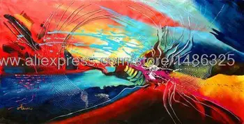 

Abstract Acrylic Painting On Canvas 100% Hand Painted Large And Colourful Abstract Figurative Art Jesus For Living Room Oil