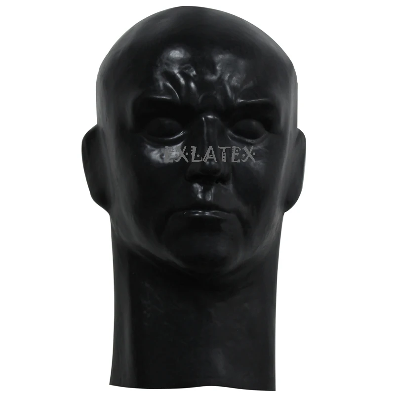 Латекс маски из латекса Capuz латексные секс-куклы тяжелый резиновый капюшон аниме косплей маска Мужская анатомическая красота маска с носовыми отверстиями фетиш-маска
