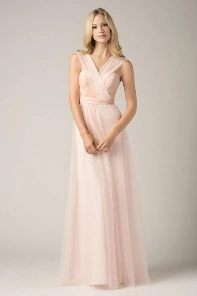 2016-Convertible-Bridesmaid-Dresses-Blush-Pink-Custom-Made-Fashion-A-Line-Formal-Plus-Size-Junior-Bridesmaids (4)