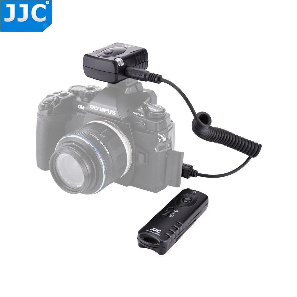 JJC Camera Shutter Release 433MHz Wireless Remote Controller for OLYMPUS OM-D E-M10 Mark III/OM-D E-M5 II/OM-D EM1/PEN F/E-PL8