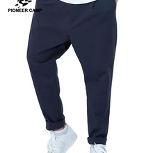 Пионерский лагерь, дизайн, повседневные мужские брюки, хлопок, тонкие прямые брюки, модные свободные однотонные черные/зеленые брюки, мужские AXX901032