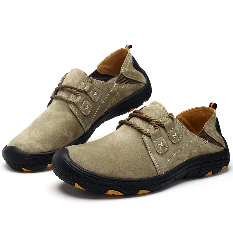 

Outdoor leisure hiking shoes non-slip wear-resistant sneakers low to help running men's shoes