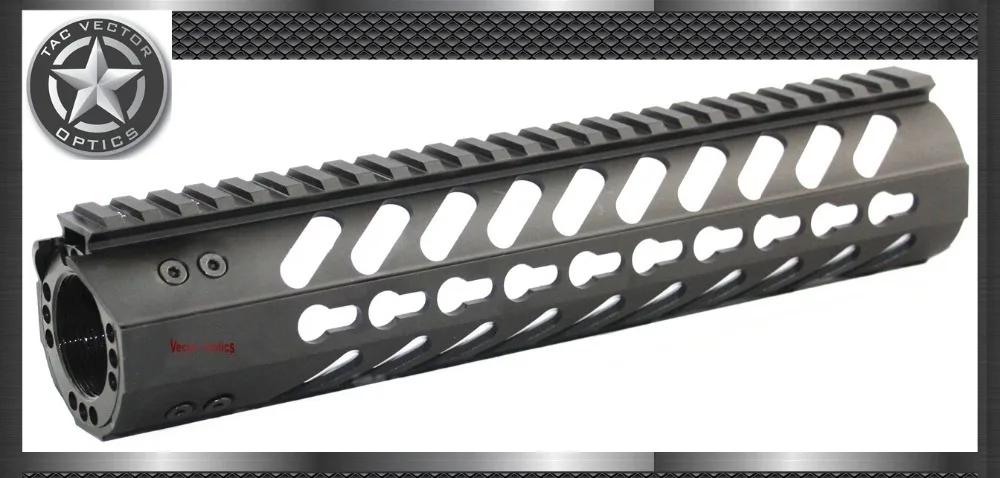 Векторная оптика GEN 2 Keymod 10 дюймов поплавок Handguard крепление со стальной бочкой гайка и съемный рельс fit прицел лазерный фонарик