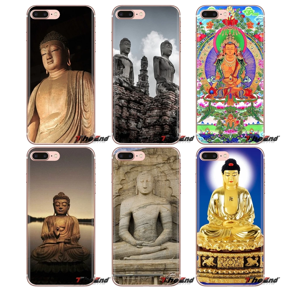 For iPod Touch Apple iPhone 4 4S 5 5S SE 5C 6 6S 7 8 X XR XS Plus MAX Soft TPU Phone Case colorful Galactic Gautama Buddha India |