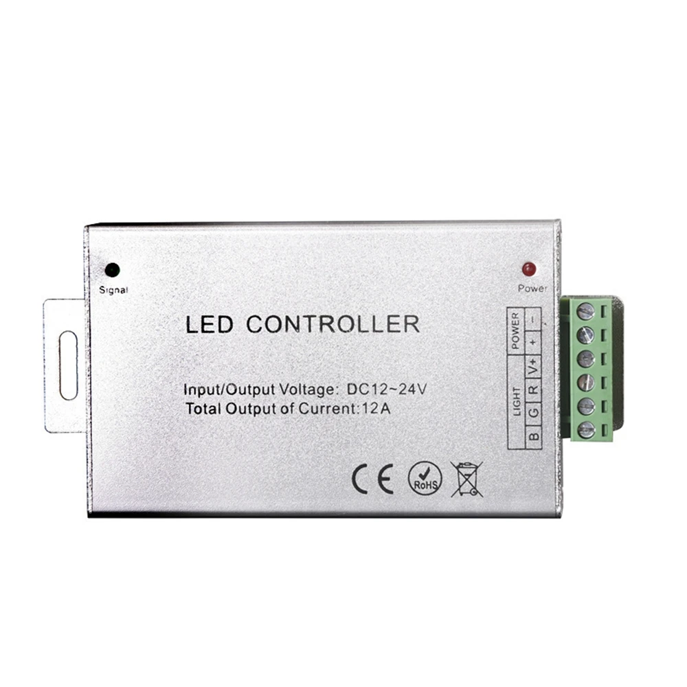 RGB Led контроллер DC12-24V 12A с 24 клавиши ИК беспроводной пульт дистанционного управления для 2835 5050 светодиодные ленты гибкий свет