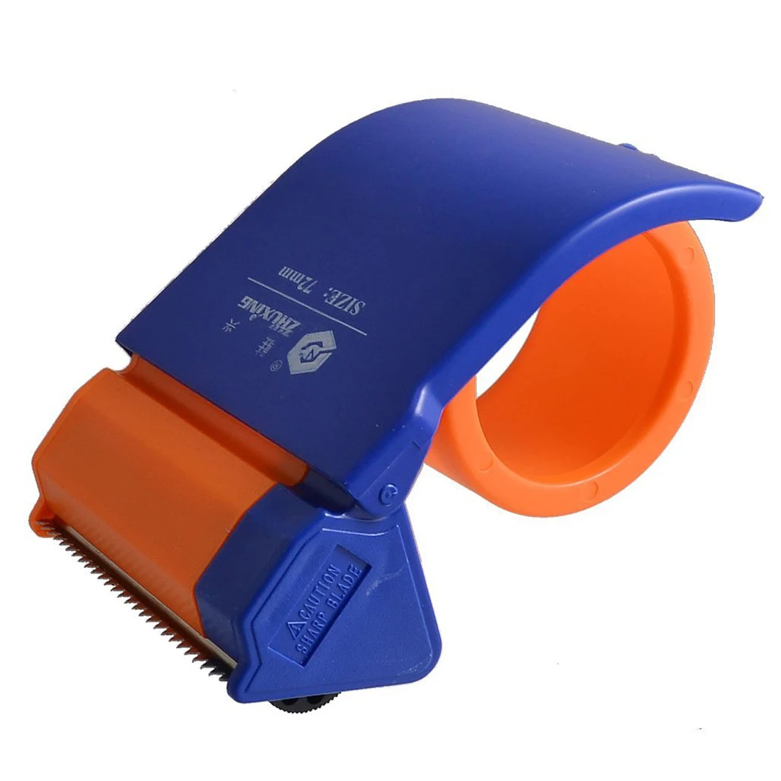 

ZHUXING Blue Orange 3" Width Packing Sealing Tape Roll Dispenser Cutter