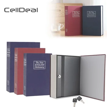 

Secret Dictionary Book Travel Safe Security Key Lock Money Cash Jewellery Box Storage Organizer Jewelry Organizer Box