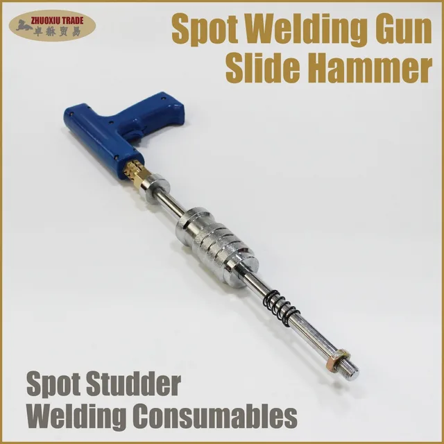 Car spotter spot welding gun spot welding dent pulling slide hammer