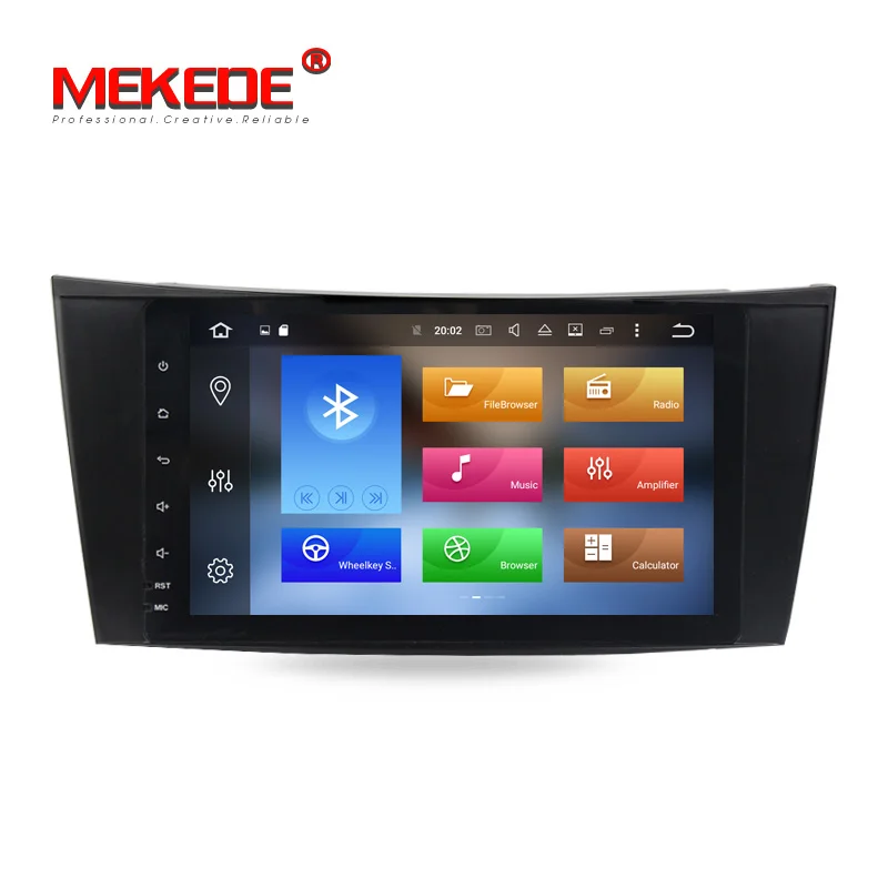 Excellent IPS+DSP!Mekede PX5 android8.0 Multimedia player Autoradio player For Mercedes/Benz/E-Class/W211/E200/E220/E300/E350 2