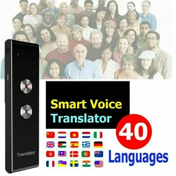 

40 Languages Smart Translator Portable Intelligent Voice Translator Bluetooth Wireless Multilingual Instant Translation 3D24