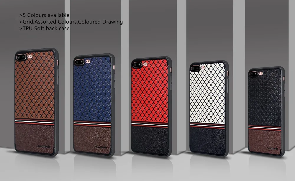 Grid Coloured Drawing Fitted Case for iPhone 7 cover 6 8 Plus 5s 6s X XR XS Max Luxury TPU Back Cover Fundas Anti-fingerprint |