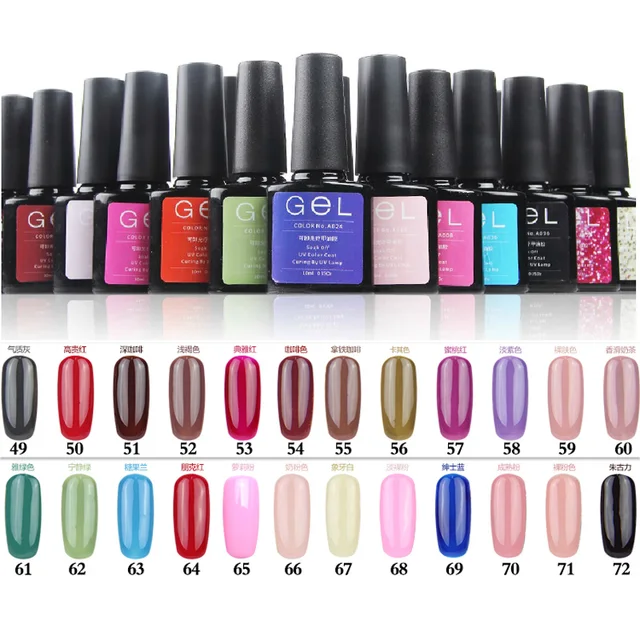 Yifuyan Hot Sale Natural UV Gel Nail Polish Vegan Ingredients Safe