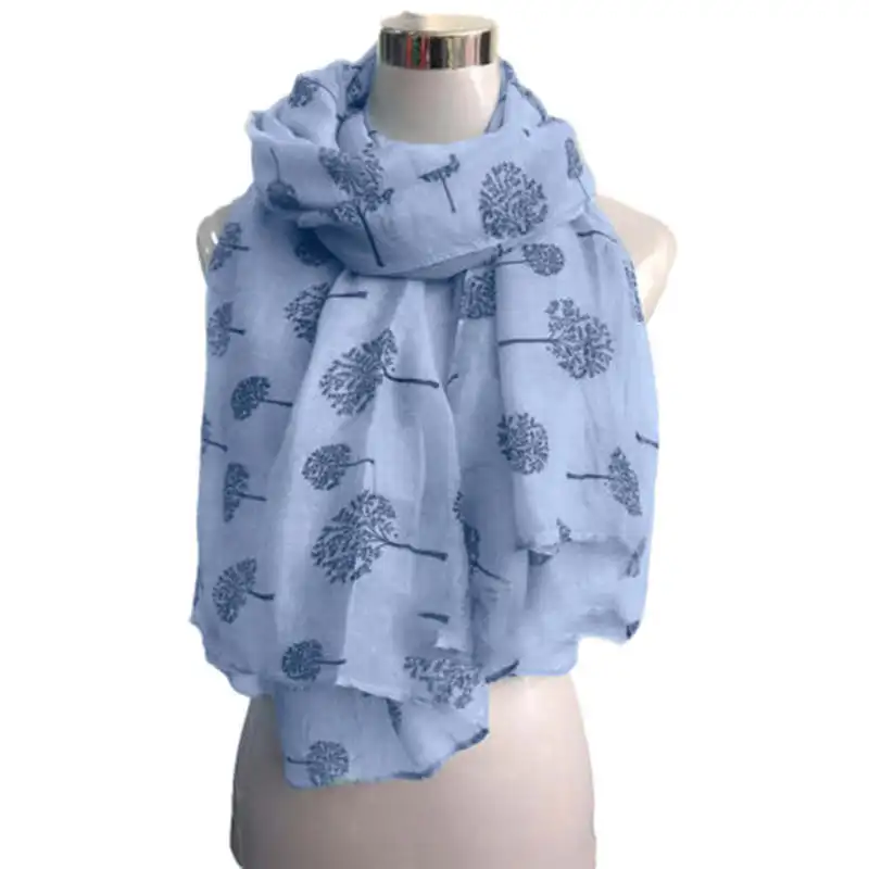 Women Printed Bicycle Soft Chiffon Shawl Wrap banda palatine women's scarves handkerchief hijab scarf 40MA0416