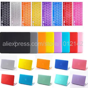 

freeship 2in1 Crystal Matte hard Protection case for 11" 12" 13" 15" macbook air pro retina + Taiwan Cangjie keyboard cover skin