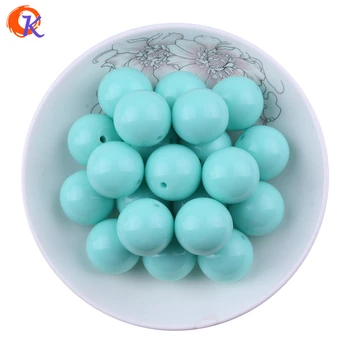 

S16 Cordial Design 20MM 100pcs Light Mint Green Chunky Gumball Bubblegum Acrylic Solid Beads Colorful Chunky Beads For Jewelry