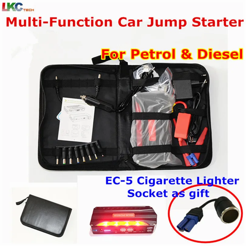 Multifunction Car Jump Starter Emergency Portable Power Bank 4USB Power Vehicle Start Jumper Auto Battery Booster Starter Multifunction Car Jump Starter Emergency Portable Power Bank 4USB Power Vehicle Start Jumper Auto Battery Booster Starter