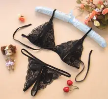 Plus Size Hot Sexy Lingerie Plus Size Night Erotic Porn Sexy Costumes Net Hollow Lace Lace Bra+ G-string Underwear Sexy Lingerie