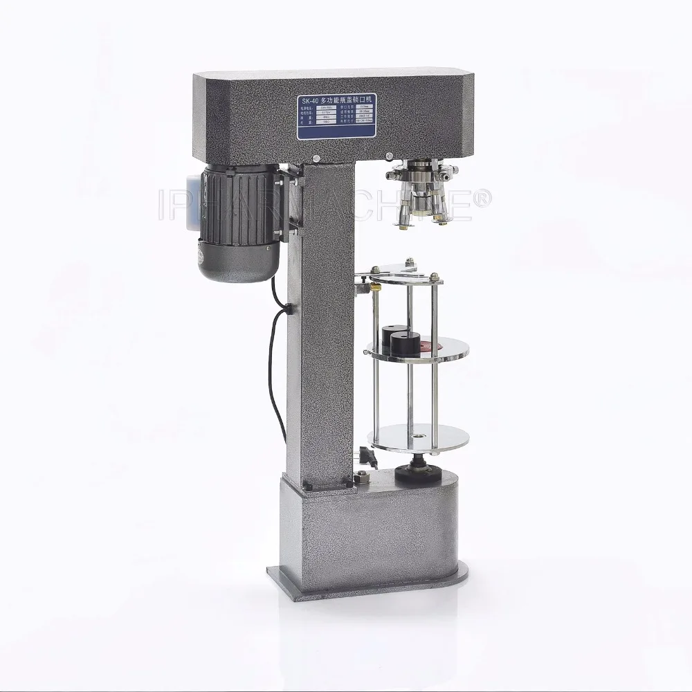 

CapsulCN DK-50 Capping Machine, Single Head Automatic Seal PET / PVC / HDPE Bottle Capping Machine 110V/220V