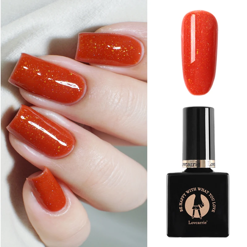 Lovcarrie маникюрный Блестящий неоновый Гель лак для ногтей 10 мл Vernis УФ Camuflage