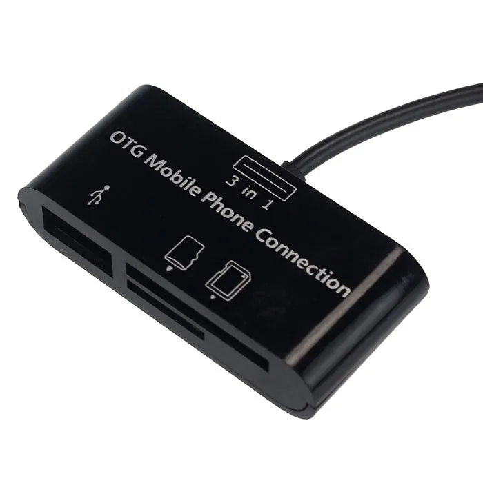 3в1 OTG USB Micro SD TF кард ридер адаптер для samsung Galaxy Tab 3 Tab4 S7 S6 S5 s4 s3 Note 5 Note4 Android Phone|tf card reader
