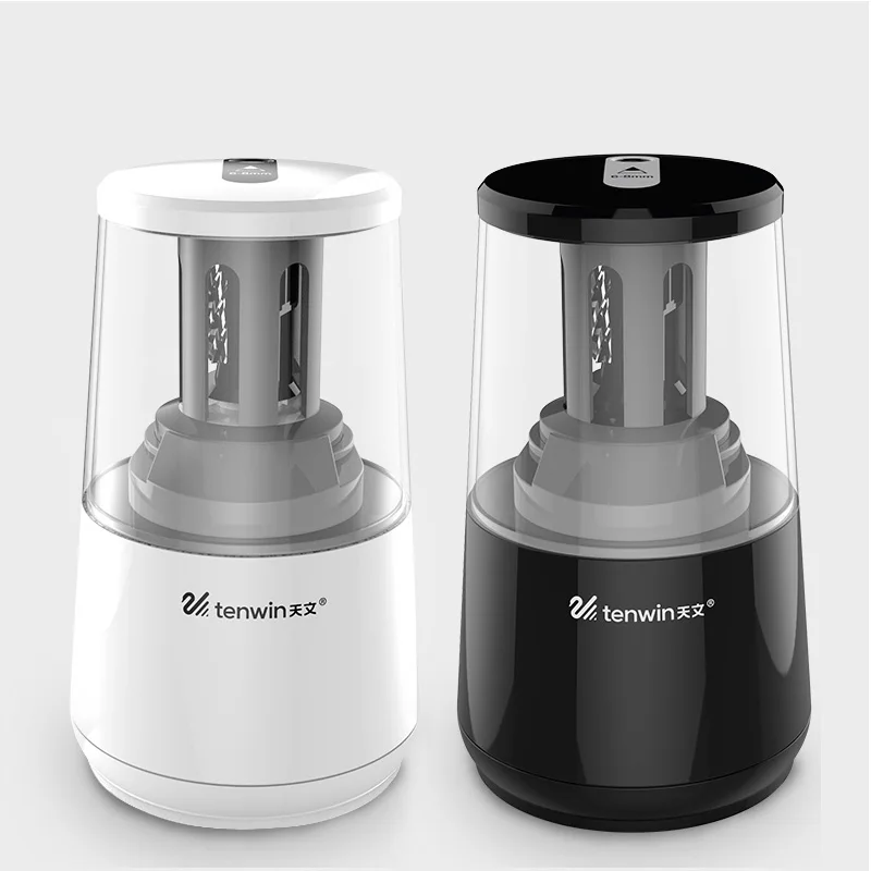 Apontador de Lápis Suprimentos de Segurança para Crianças Tenwin Elétrica Automático Eletrônico Home Office Escola Estudantes Estacionário Presente Uso