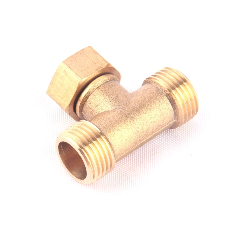 6 шт. латунный тройник для шланга 1/2 дюйма|tee connector|connector gardengarden hose brass fittings |