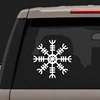 Autocollant en vinyle, décoration de voiture, pour ordinateur portable Apple MacBook Air/Pro, of Awe, mythologie Viking, Pagan Asatru ► Photo 1/5