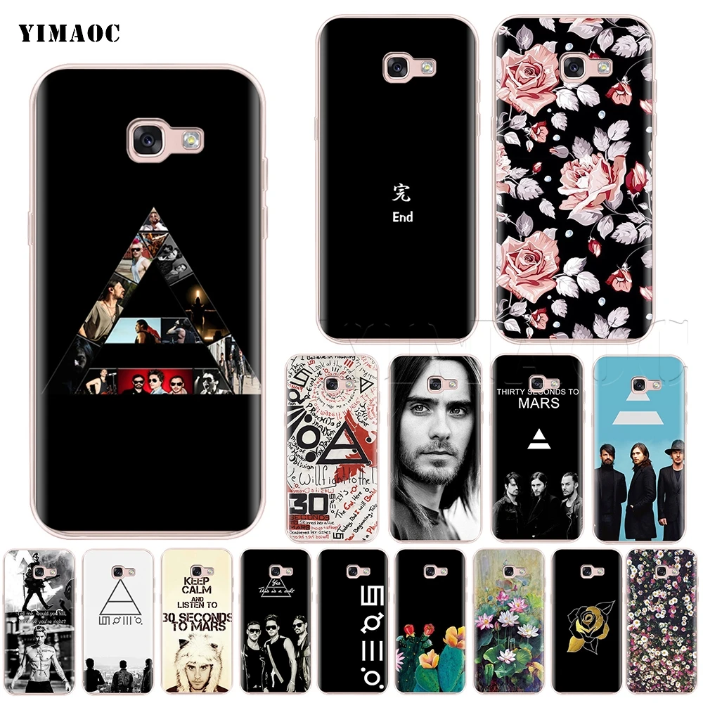 

YIMAOC 30STM 30 Second To Mars Silicone Case for Samsung Galaxy S7 S8 S9 Edge Plus J3 J5 J7 A5 A6 A8 Note 8 9