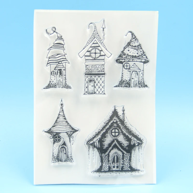

Fairy House Transparent Clear Stamp for DIY scrapbooking/Card Making