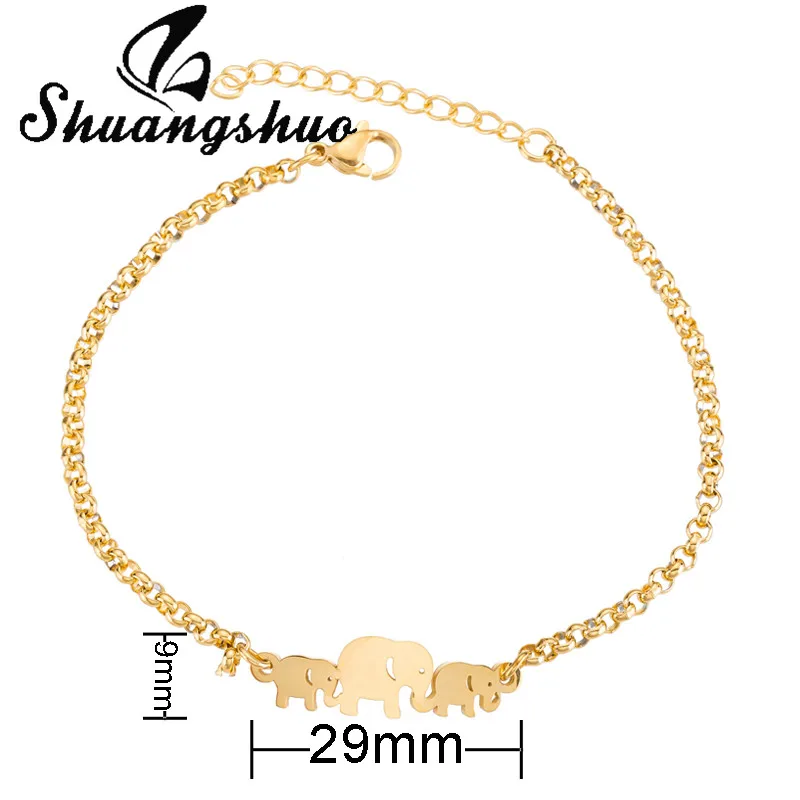 Shuangshuo квадратный браслет-головоломка браслеты из нержавеющей стали для женщин ювелирные украшения, как на фото геометрический pulseras mujer свадебный подарок - Окраска металла: Bracelet SL155G