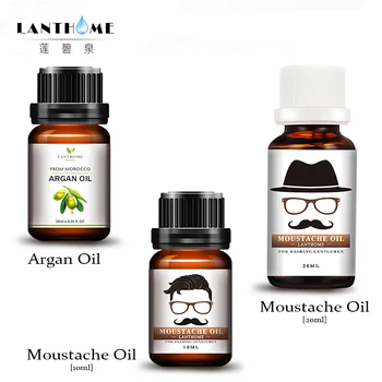 

3pcs Lanthome women Eyelash Growth Treatments liquid Men beard growth oil+10ml Moroccan Argan Oil Hair Treatment