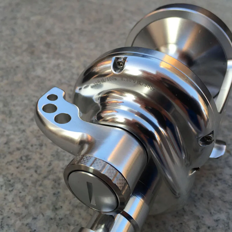 Esquerda e Direita Carretel de Pesca de Corrico de Barco de Água Lurekiller Arraste Carretel Jigging Reel Overhead Hande Cnc Salgada Bobinas 11bb 16 w 30kgs 22 CNC Carretel De Pesca de Corrico de Barco De Água Salgada bobinas