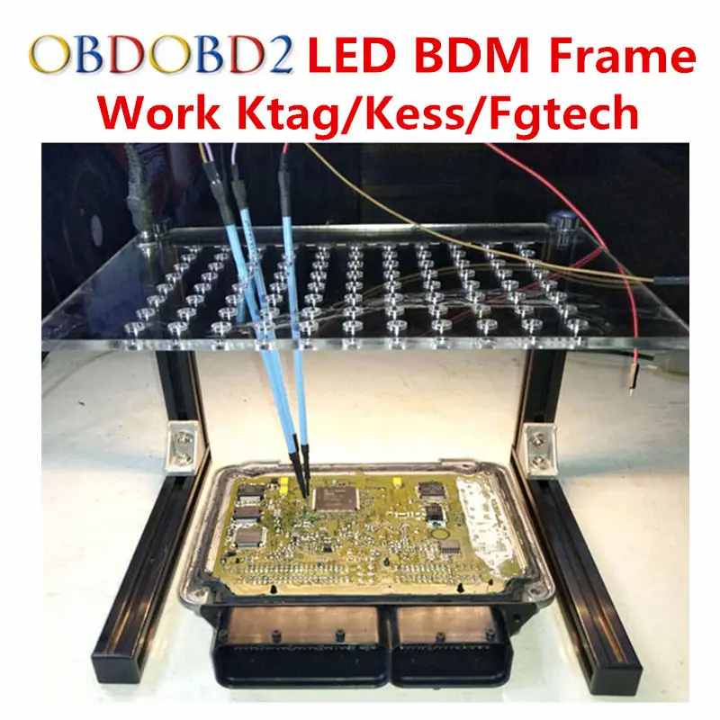 Светодио дный BDM РАМА с 4 зондовая ручка ЭБУ изменение для KESS V2 KTAG FGTECH Авто ЭКЮ чип
