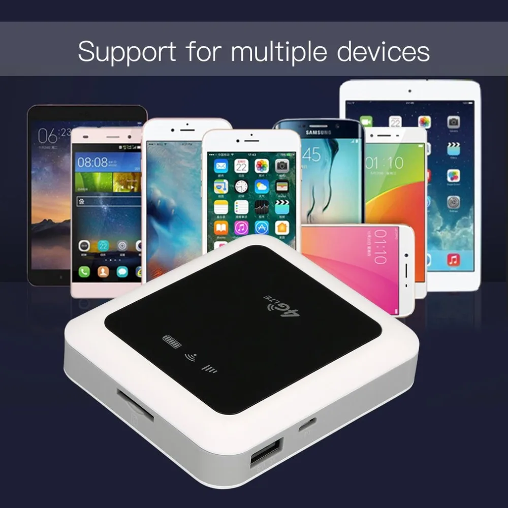 Portable Power Bank Wireless Router 100Mbps 3G/4G LTE Mobile Wifi Hotsport SIM Card Travel Wifi Router Portable Power Bank Wireless Router 100Mbps 3G/4G LTE Mobile Wifi Hotsport SIM Card Travel Wifi Router