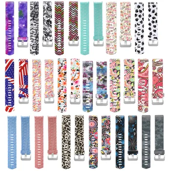 

Silicone Colorful Wrist Strap for Fitbit Charge 2 Watch Band Activity Tracker Fitness Health Bracelet Smart Correa for Fit Bit
