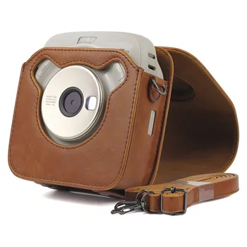 

Besegad PU Leather Storage Carrying Pouch Bag Case w/ Shoulder Strap for Fujifilm Instax Square SQ10 SQ20 Instant Camera