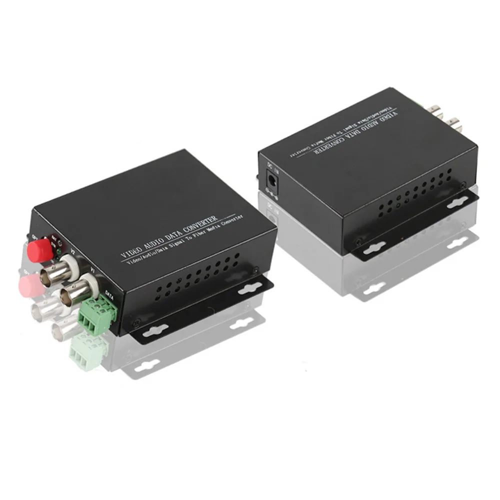 2 CH Video Fiber Optical Media Converters -2 BNC