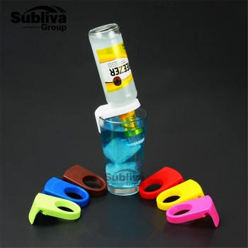 

4 pieces / lot ABS Bottle Buckle Beer Cocktail Snap Bar Drink Clips Bottle Holders wine bar kitchen accessories kitchen tools