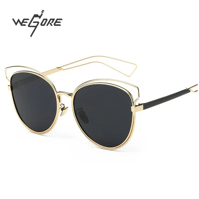 WEGORE New 2017 Polarized Sunglasses New Style Women Sunglasses Metal