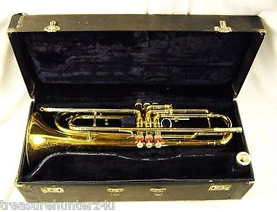 1967 Conn Elkhart 4b漆真鍮低音トランペット レア Wow Bass Trumpet Trumpet Lacquer Aliexpress