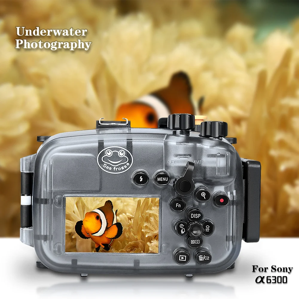Водонепроницаемый корпус для камеры Sony A6300 A6400 IPX 8 глубина погружения 40 м защитный