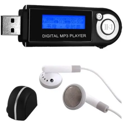Новый портативный MP3 Черный 2 Гб LCD плеер USB флэш накопитель встроенный fm радио|drive